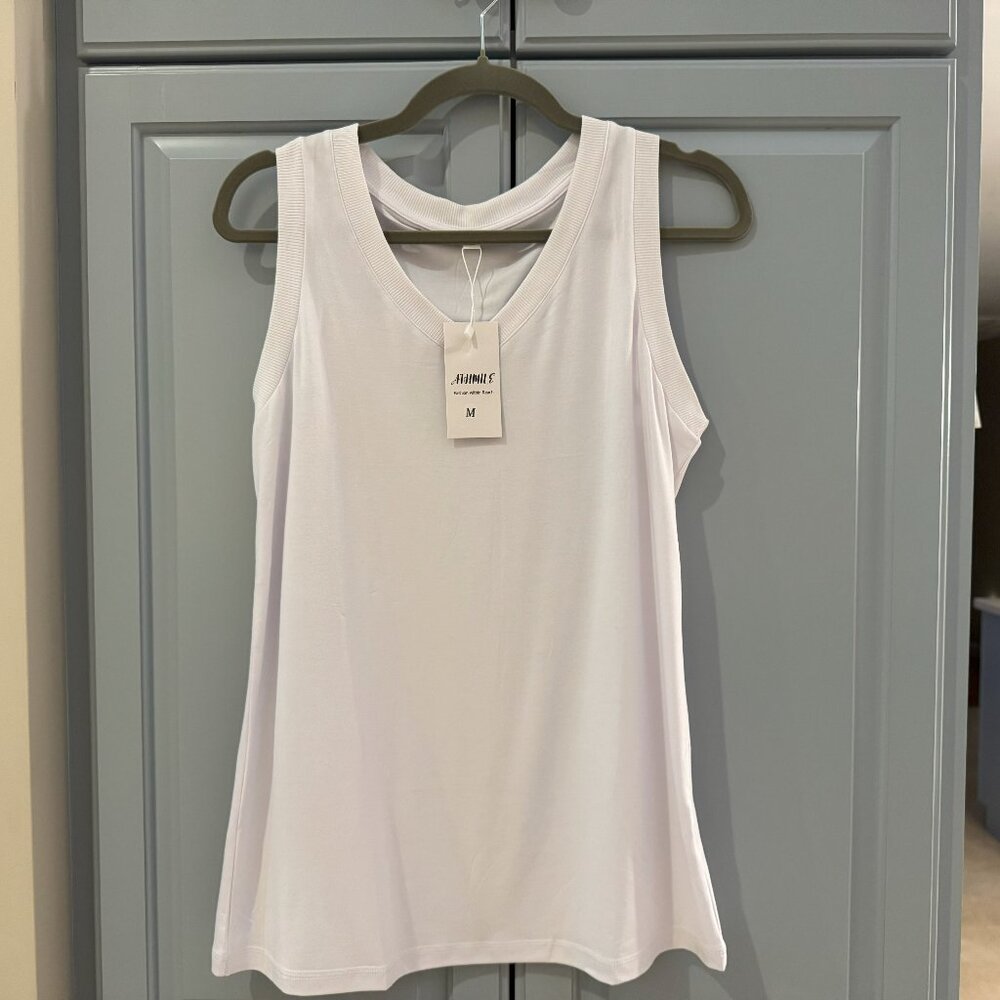 White Women’s Tank Top | White | Medium